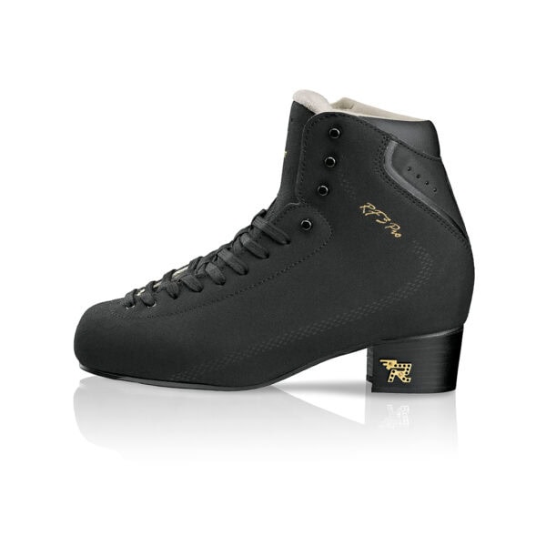 Pattino da ghiaccio Risport RF 3 Pro nero visto di profilo.