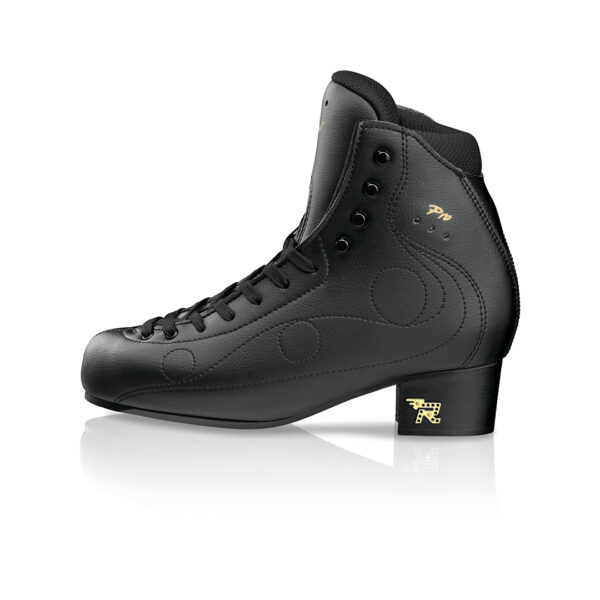 Pattino Risport Royal Pro nero di profilo, seconda variante.
