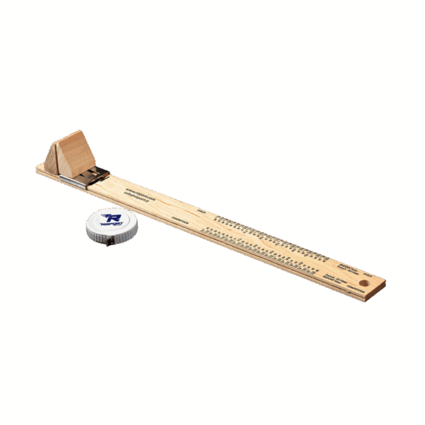 Risport measuring kit for recording the length and width of the foot.